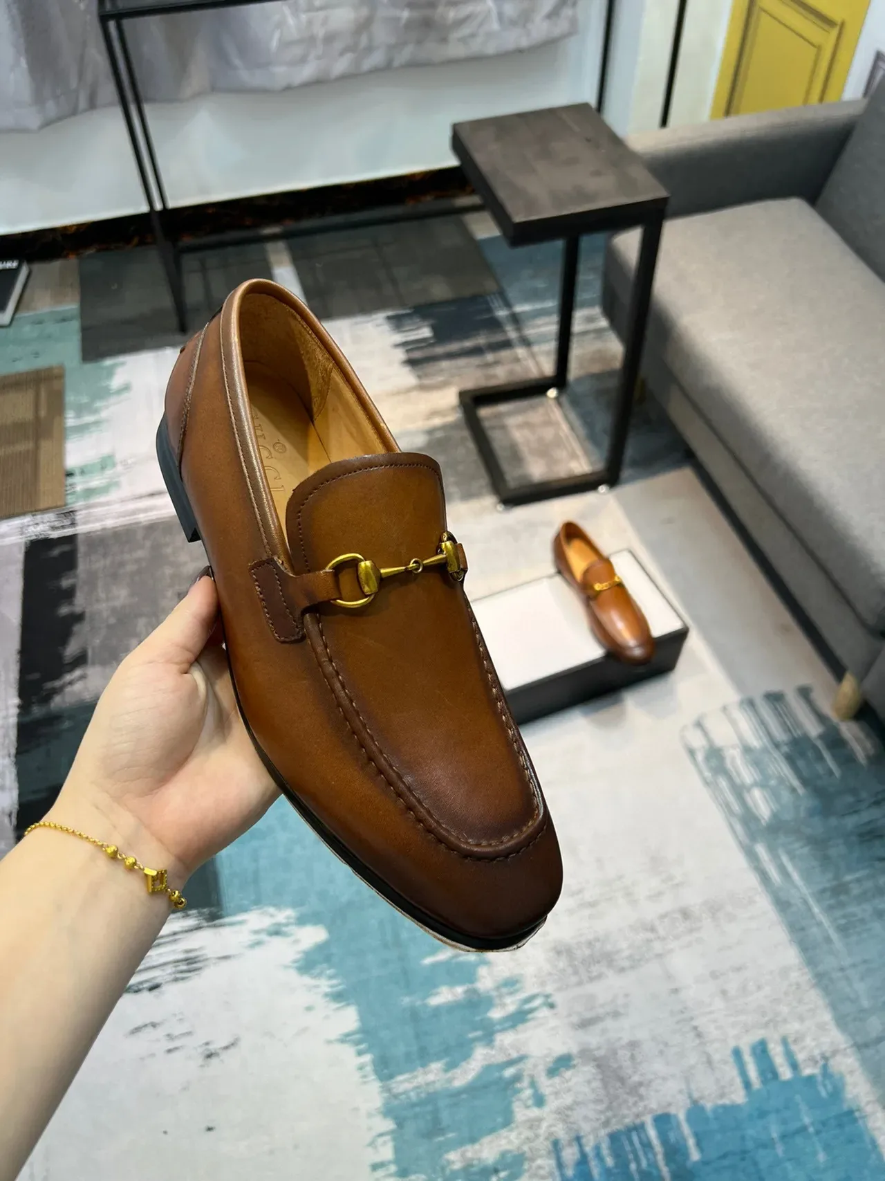 Gucci Horsebit 1955 Tan Leather Horsebit Loafer 6