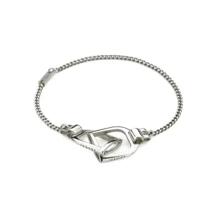 Gucci Horsebit Stirrup Silver-Toned Chain Bracelet