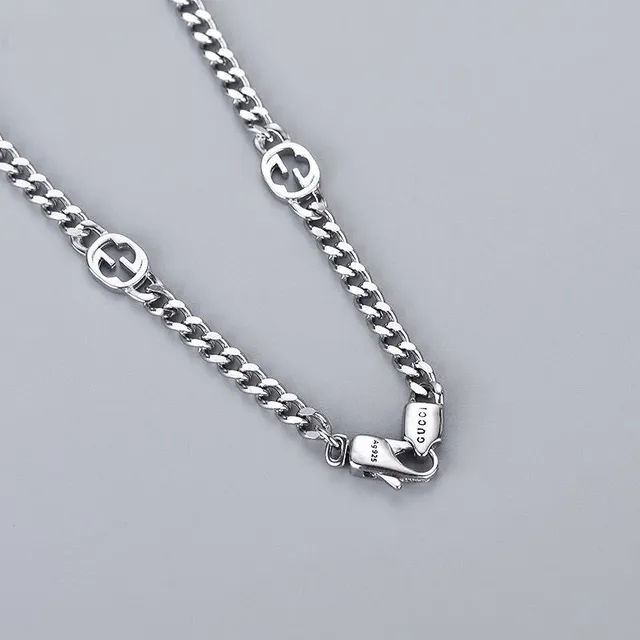 Gucci Interlocking G Logo Curb Chain Necklace 3