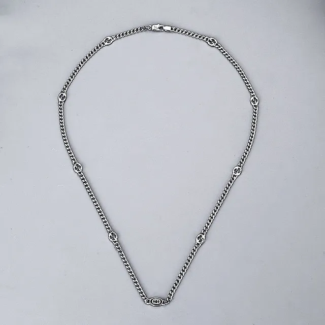 Gucci Interlocking G Logo Curb Chain Necklace 8