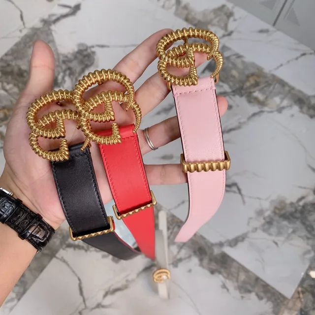 Gucci Interlocking G Rope Buckle Red Leather Belt 3