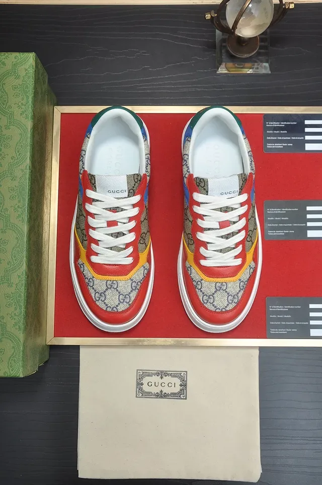 Gucci Multicolor Color-Blocked GG Monogram Canvas Lifestyle Sneakers 2