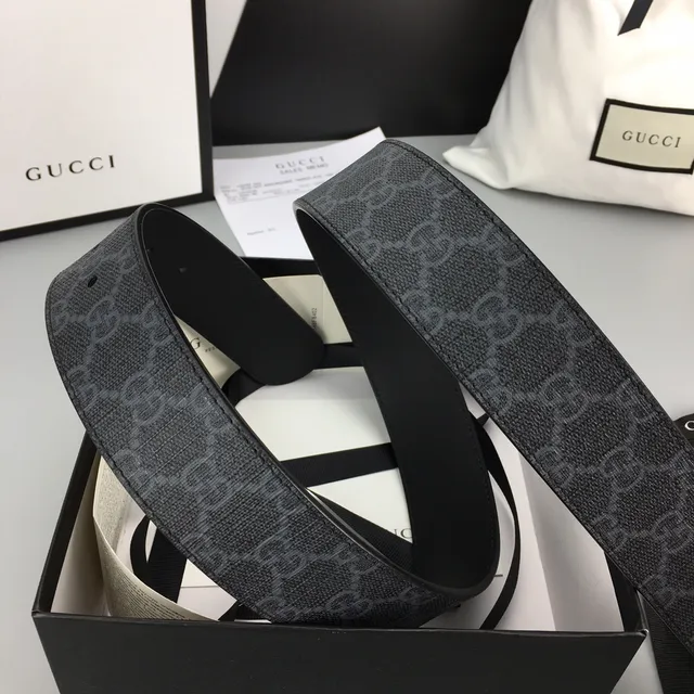 Gucci Ophidia GG Monogram Canvas Interlocking G Buckle চামড়ার বেল্ট 7