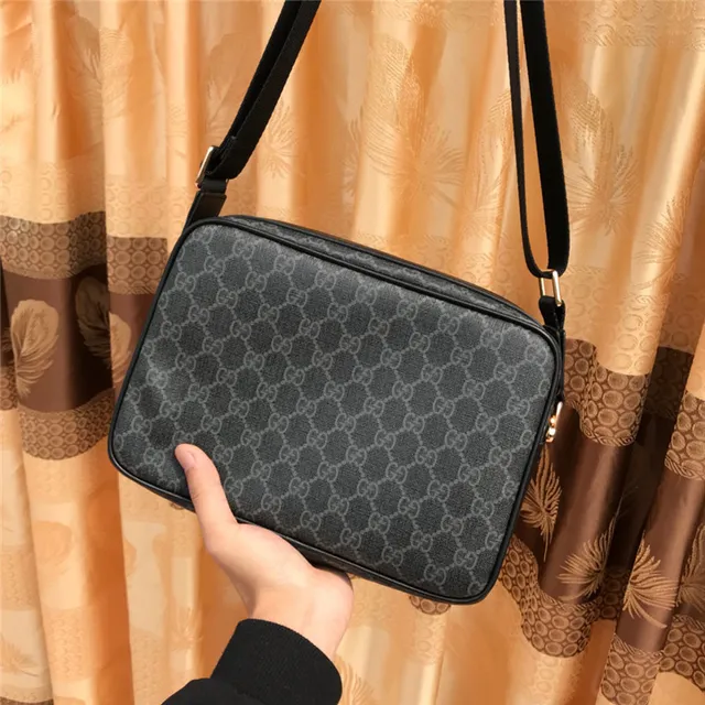 Gucci Ophidia GG Monogram Canvas Red Green Web Messenger Bag 9