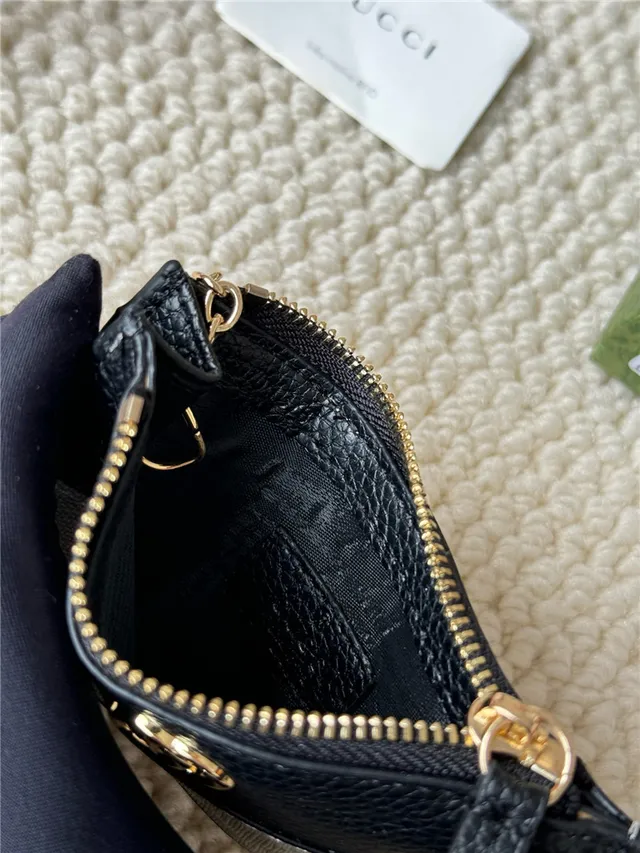 Gucci Ophidia Porte-Cartes en Cuir Rose Blanc Bicolore et GG Supreme Canvas Hardware G Entrelacé 20