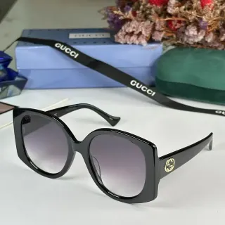 Gucci Oversized Square Acetate Gradient Sunglasses