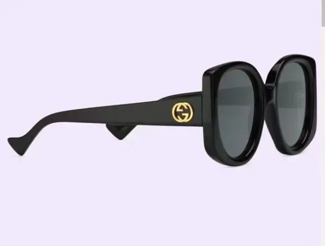 Gucci Oversized Square Acetate Gradient Sunglasses 2