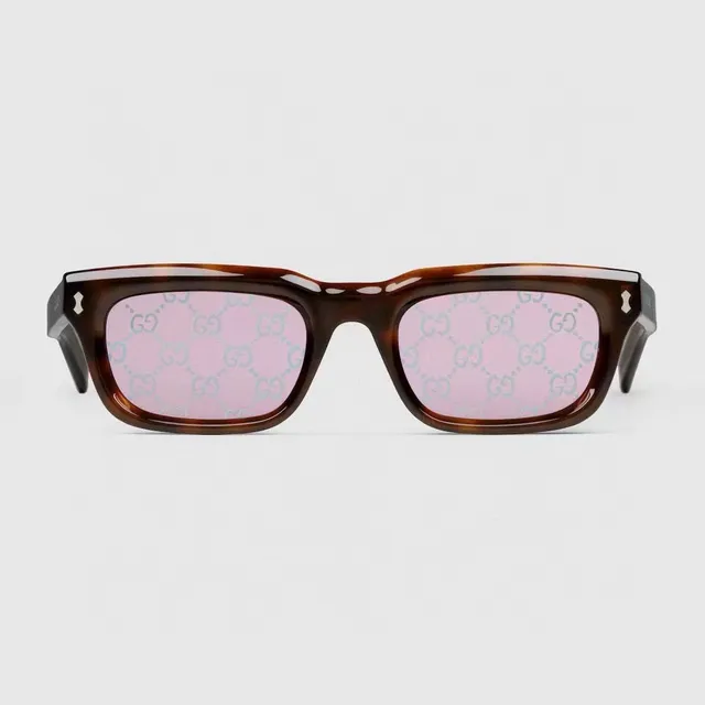Gucci Rectangular Tortoiseshell Optical Glasses 3