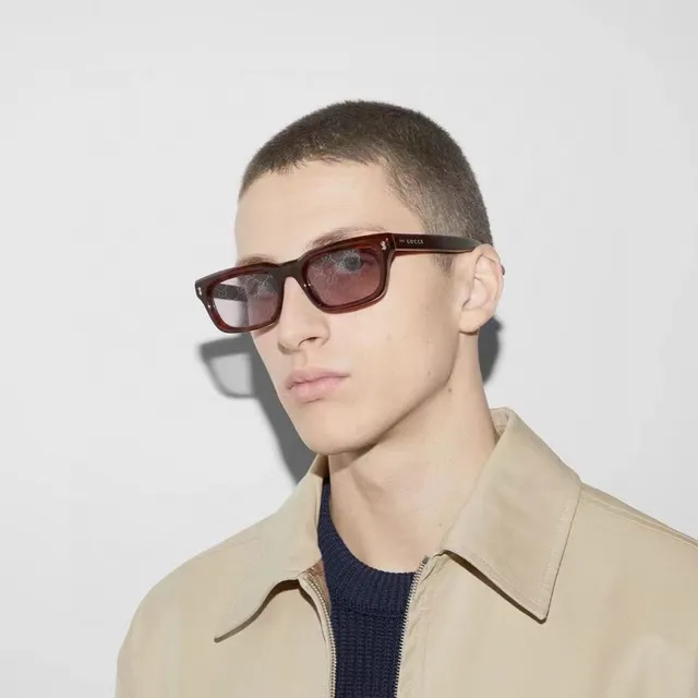 Gucci Rectangular Tortoiseshell Optical Glasses 6