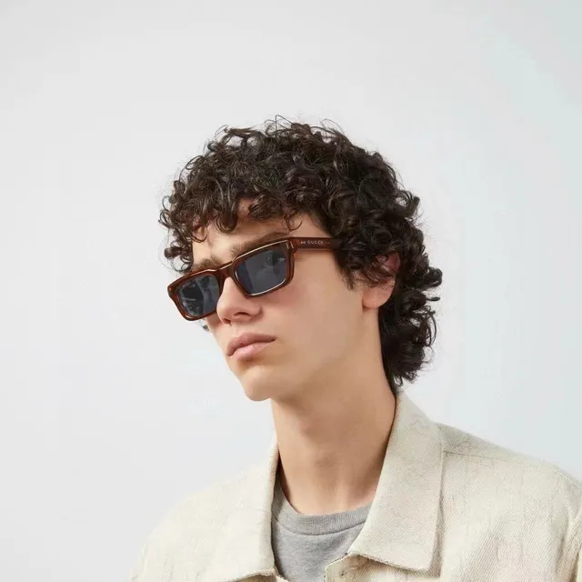 Gucci Rectangular Tortoiseshell Optical Glasses 7