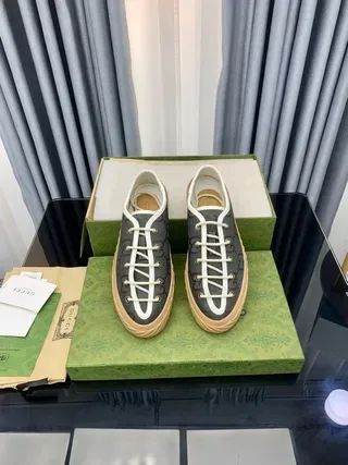 Gucci Rhyton GG Monogram Canvas White Toe Cap Lifestyle Sneakers 3
