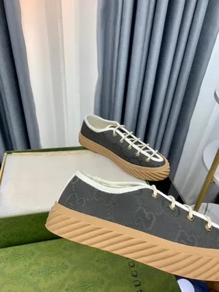 Gucci Rhyton GG Monogram Canvas White Toe Cap Lifestyle Sneakers 4