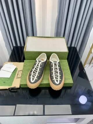 Gucci Rhyton GG Monogram Canvas White Toe Cap Lifestyle Sneakers 6