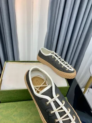 Gucci Rhyton GG Monogram Canvas White Toe Cap Lifestyle Sneakers 8