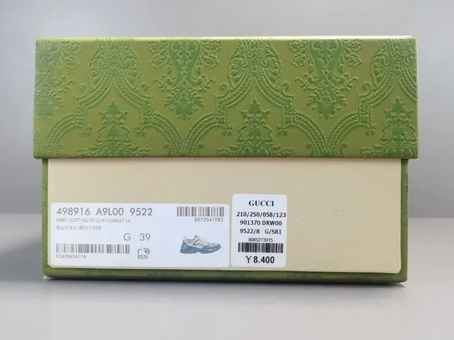 Gucci Rhyton Monogram White and Navy chaussures lifestyle 17