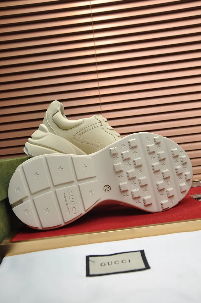 Gucci Screener Disney Tigger Cream Chunky Sneakers 3
