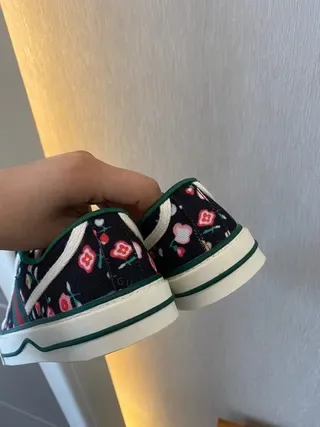 Gucci Screener Floral-Print Canvas Low-Top Lifestyle Sneakers 3