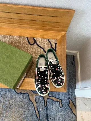 Gucci Screener Floral-Print Canvas Low-Top Lifestyle Sneakers 8