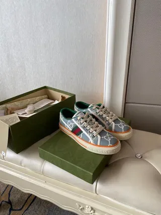 Gucci Screener GG Monogram Mesh Low-Top Lifestyle Sneakers 4