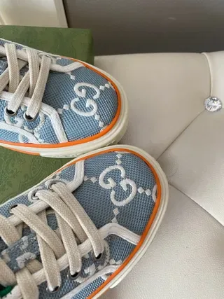 Gucci Screener GG Monogram Mesh Low-Top Lifestyle Sneakers 9