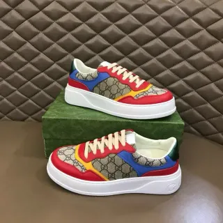 Gucci Screener Multicolor Block-Panel GG Canvas Lifestyle Sneakers