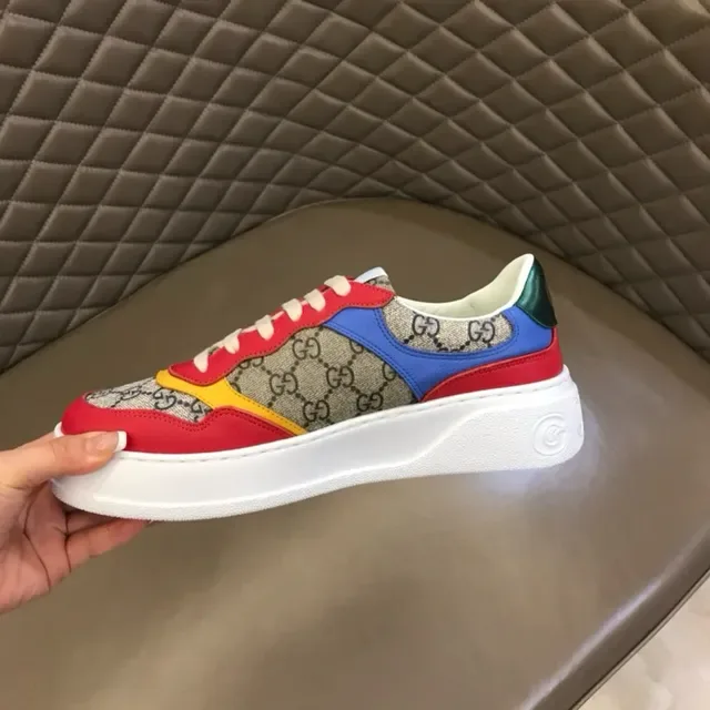 Gucci Screener Multicolor Block-Panel GG Canvas Lifestyle Sneakers 8