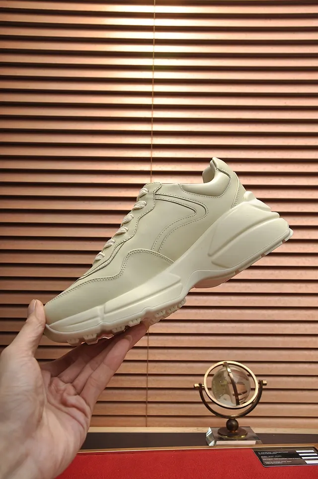 Gucci Screener Off-White Strawberry Graphic Chunky Sneakers 3