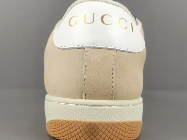 Gucci Tennis 1977 Beige Monogram Web Stripe Lifestyle Sneakers 7