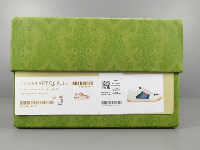 Gucci Tennis 1977 Beige Monogram Web Stripe Lifestyle Sneakers 13