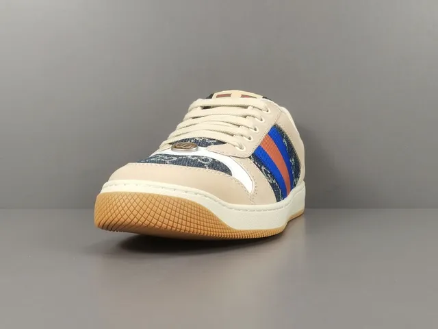 Gucci Tennis 1977 Beige Monogram Web Stripe Lifestyle Sneakers 16