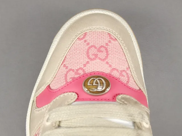 Gucci Tennis 1977 Beige Pink Red Blue Web Lifestyle Sneakers 2