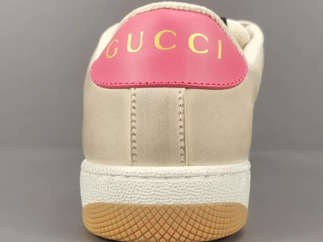 Gucci Tennis 1977 Beige Pink Red Blue Web Lifestyle Sneakers 3