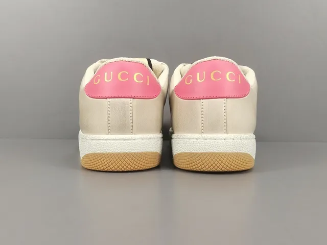 Gucci Tennis 1977 Beige Pink Red Blue Web Lifestyle Sneakers 14