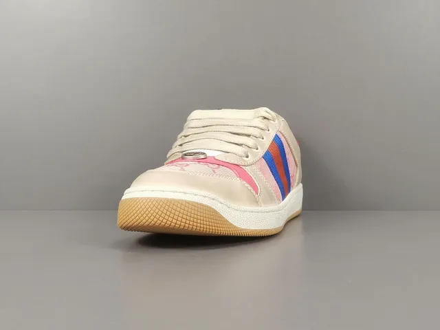 Gucci Tennis 1977 Beige Pink Red Blue Web Lifestyle Sneakers 17