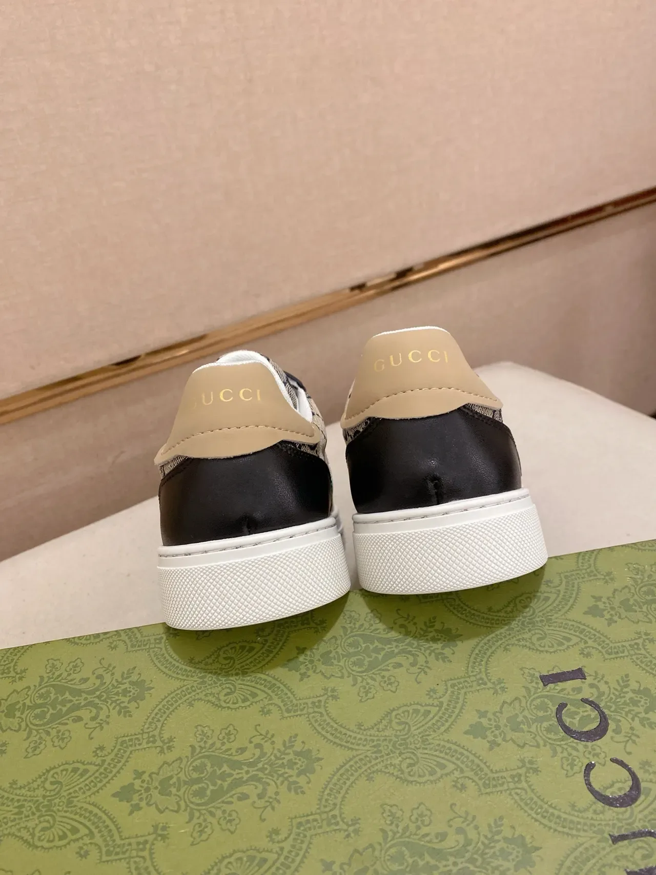 Gucci Tennis 1977 GG Monogram Canvas and Leather Lifestyle Sneakers 3