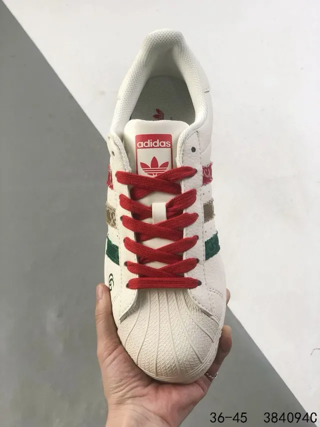 Gucci Tennis 1977 Off-White Red Green Striped Lifestyle Sneakers 5