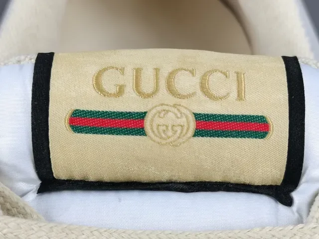 Gucci Tennis 1977 Pink Yellow Red Web Lifestyle Sneakers 10