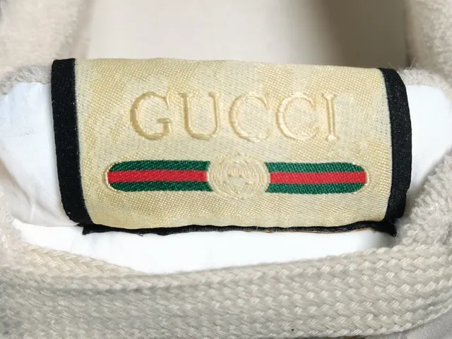Gucci Tennis 1977 White Beige Pink Green Lifestyle Sneakers 5