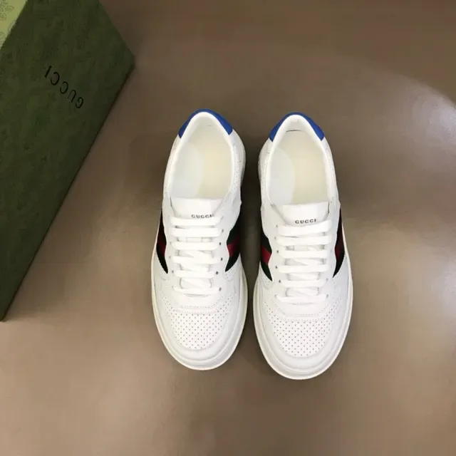 Gucci Tennis 1977 White Red Green Blue Lifestyle Sneakers 5