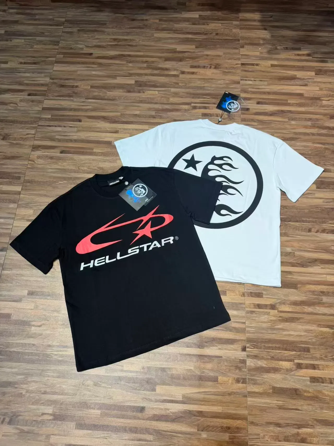 Hellstar Flame Logo Graphic Oversized T-Shirt 7