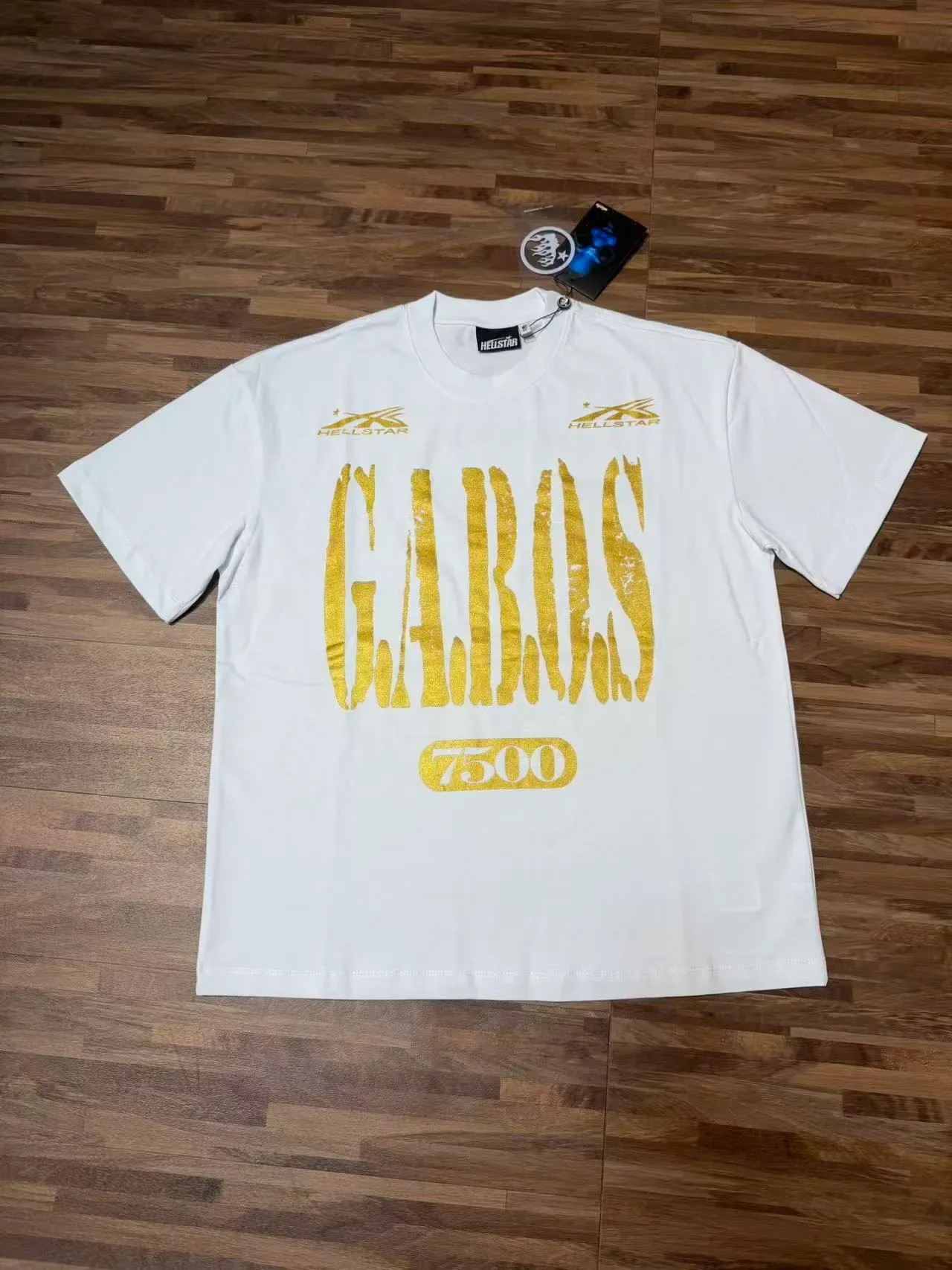 Hellstar GAROS 7500 ফ্লেম ফেস গ্রাফিক কালো টি-শার্ট 5