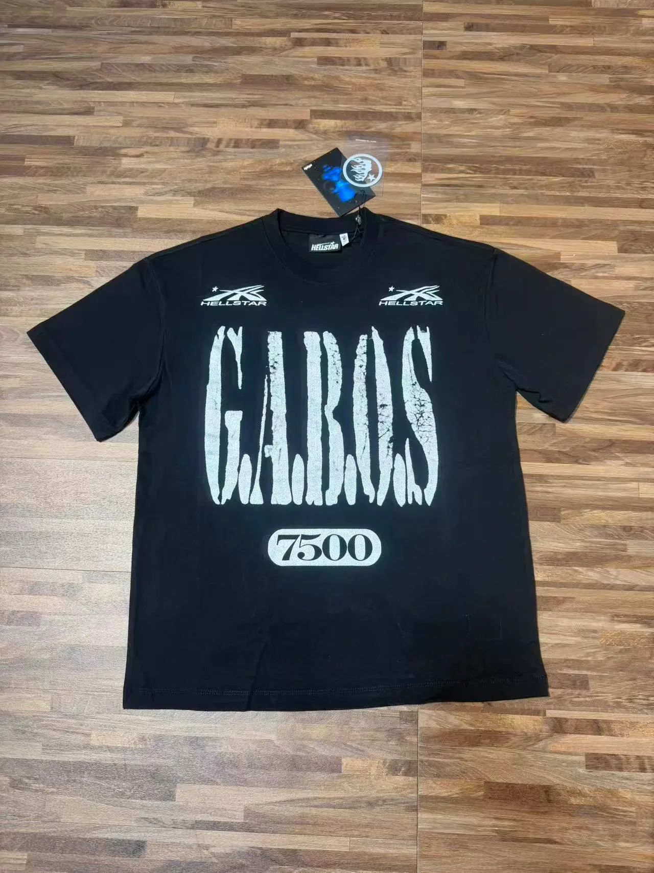 Hellstar GAROS 7500 ফ্লেম ফেস গ্রাফিক কালো টি-শার্ট 7