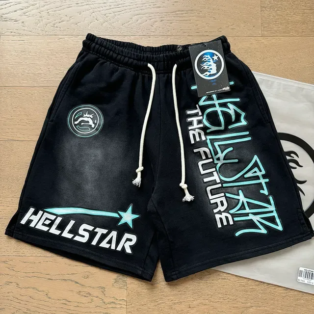 Hellstar شورتس بحري طباعة جرافيكية 9