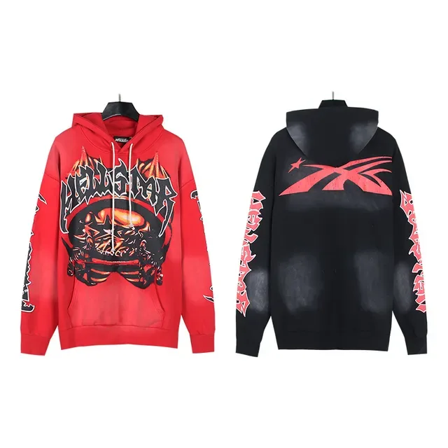 Hellstar Graphic Print Oversized Hoodie 2