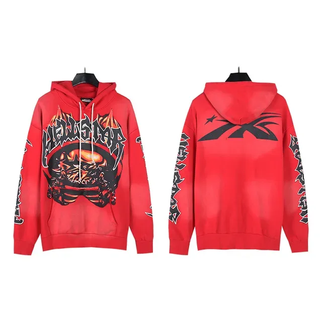 Hellstar Graphic Print Oversized Hoodie 3