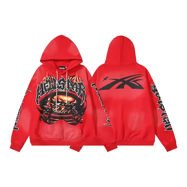 Hellstar Graphic Print Oversized Hoodie 6