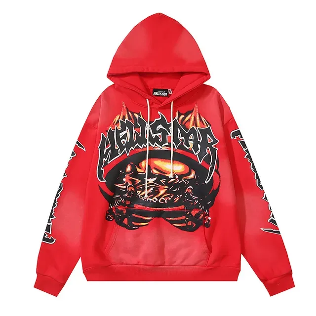 Hellstar Graphic Print Oversized Hoodie 7
