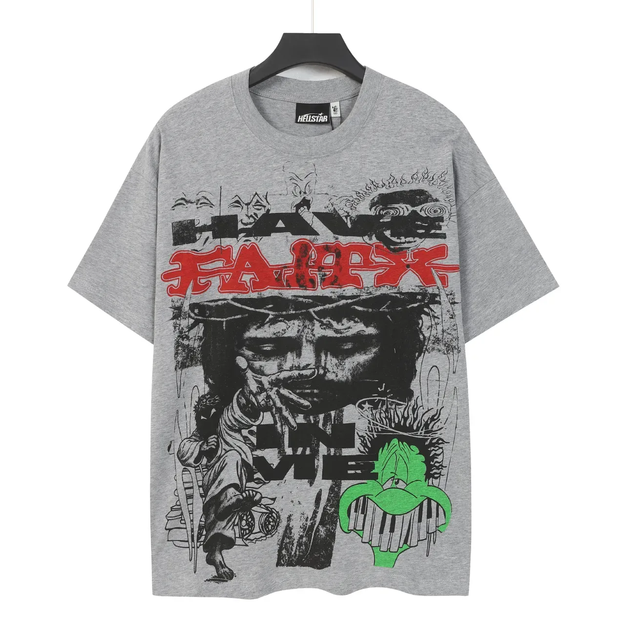 Hellstar Oversized Graphic Print T-Shirt 5