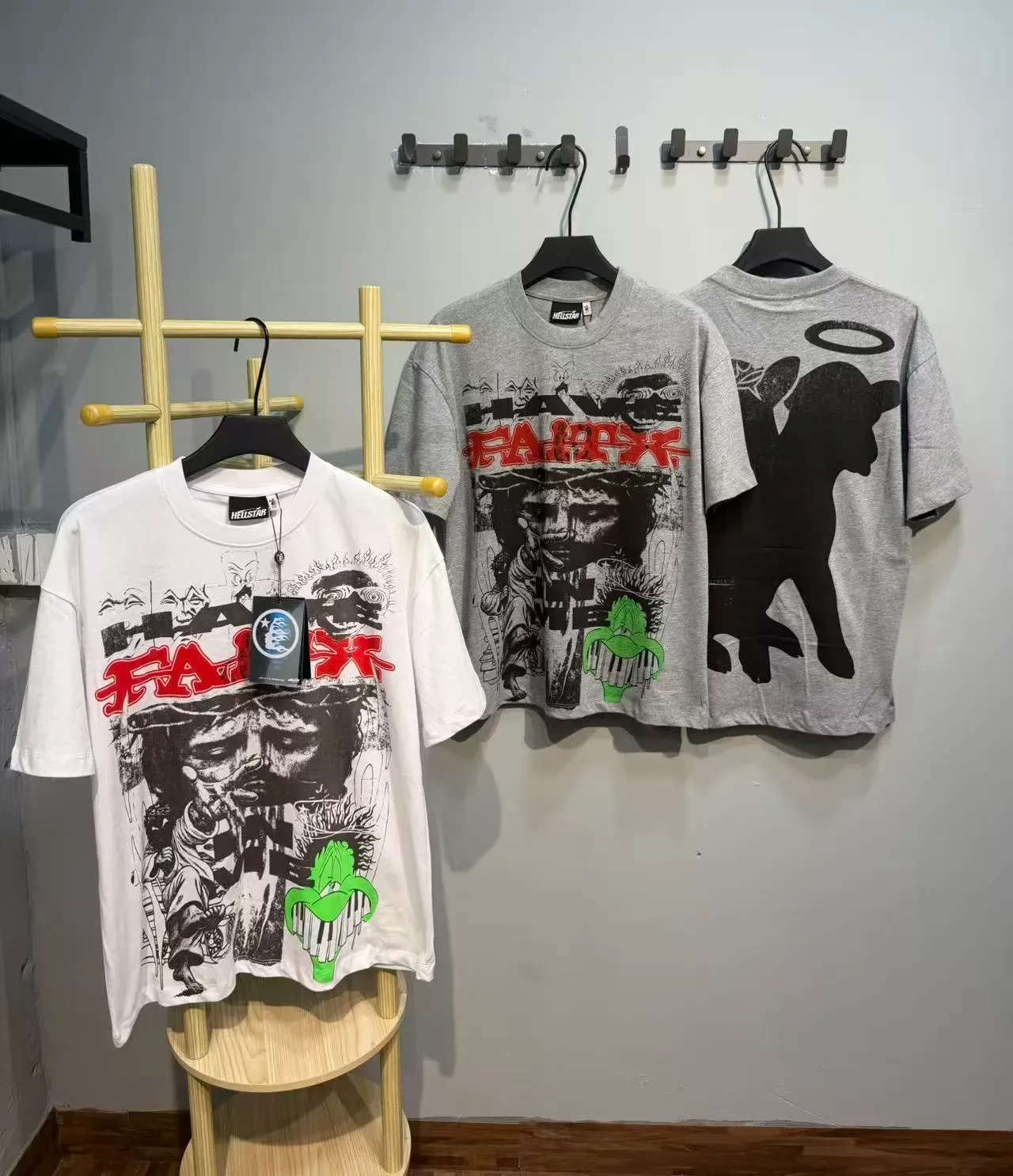 Hellstar Oversized Graphic Print T-Shirt 8