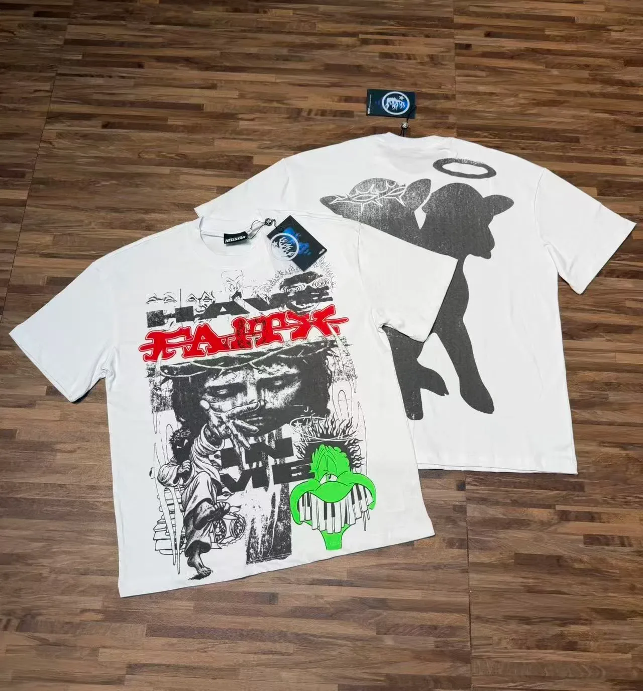 Hellstar Oversized Graphic Print T-Shirt 9